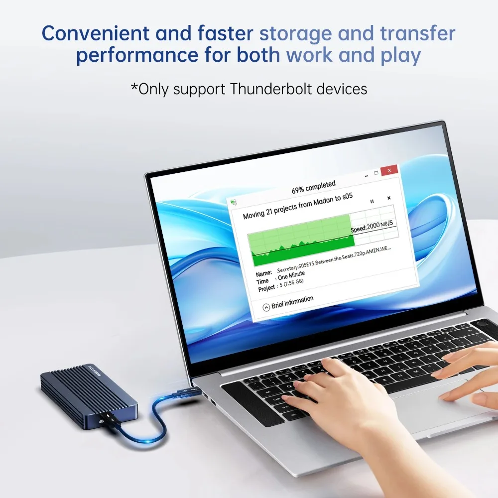 Корпус ssd acasis 40 гбит/с usb 4 - Фотография_2