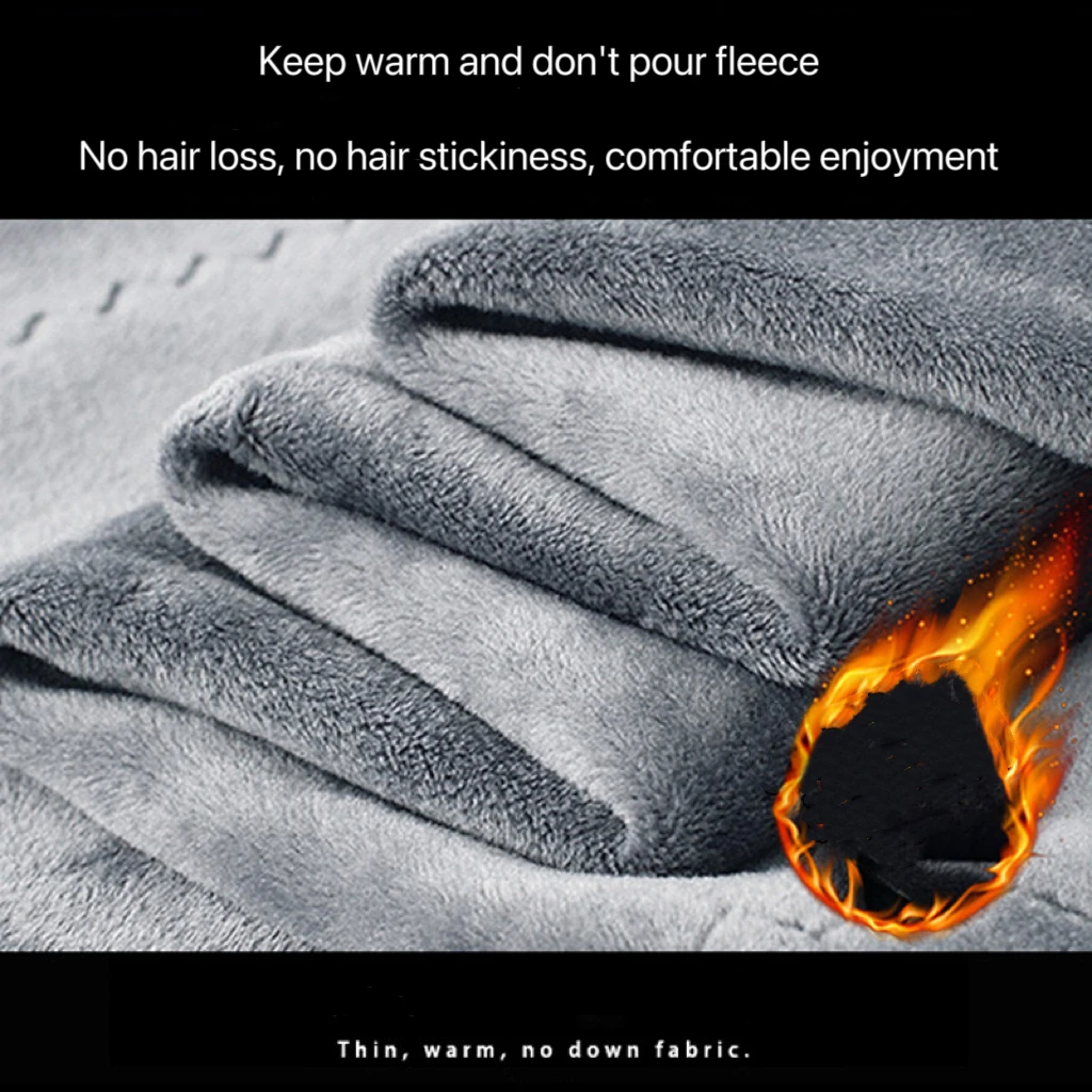 Мужские утепленные бархатные теплые топы - Фотография_2