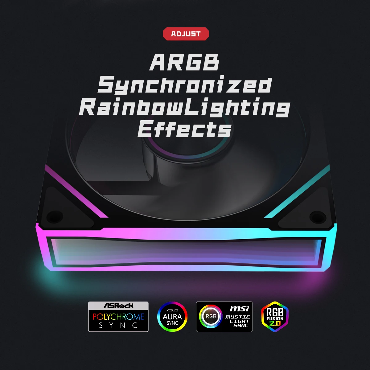 Корпусные вентиляторы ruix v8 120 мм - Фотография_3