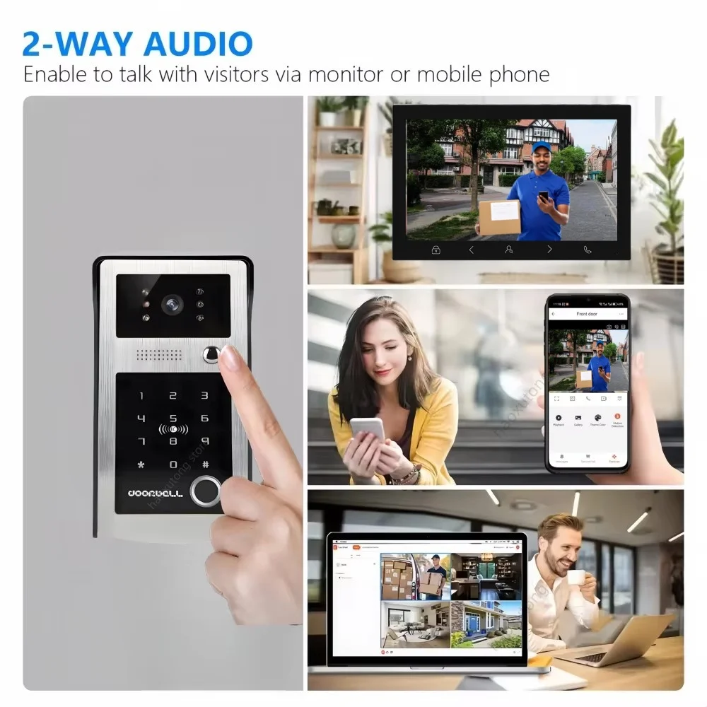 10-дюймовый tuya smart wi-fi видеодомофон - Фотография_4