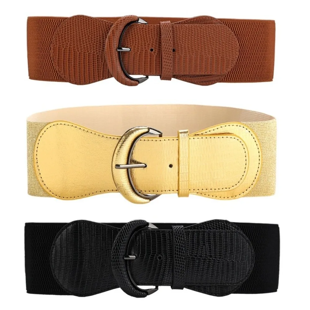 Роскошные эластичные пояса из искусственной кожи с леопардовым принтом - Фотография_3