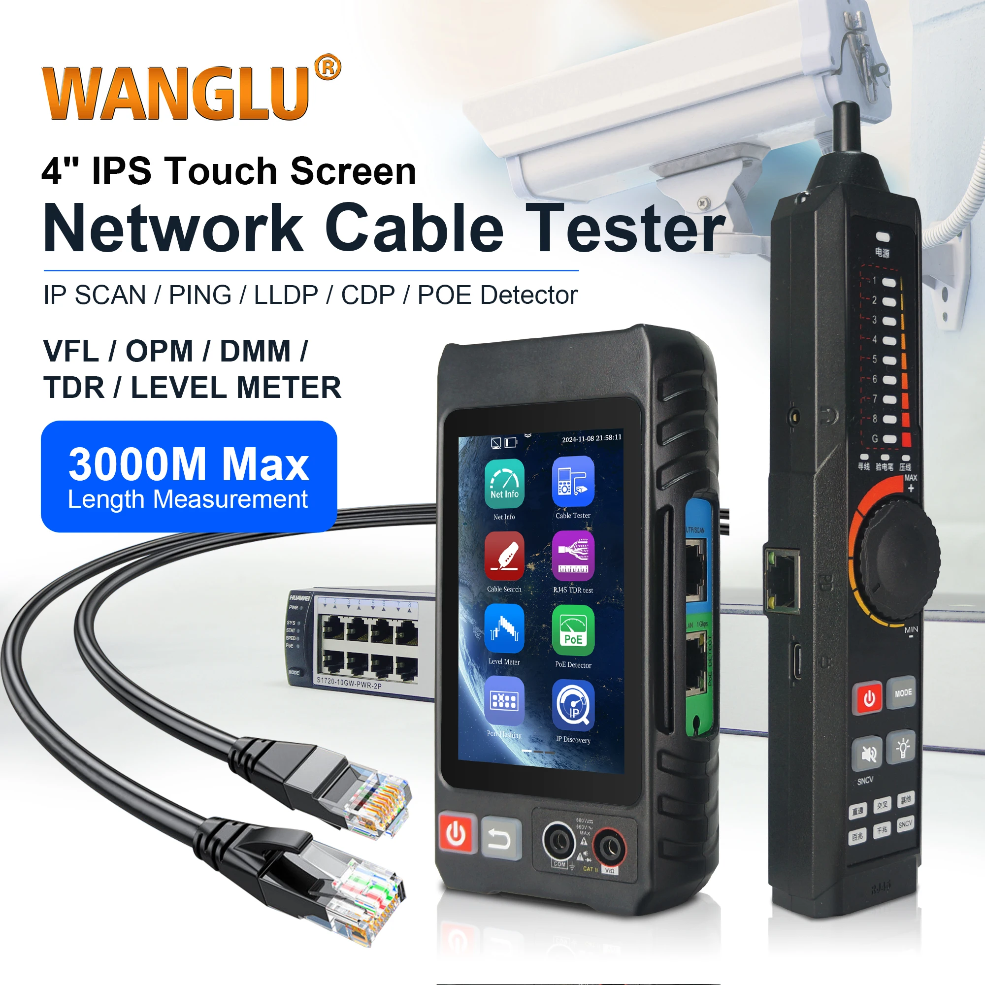 Wanglu тестер сетевого кабеля тестер - Фотография_3