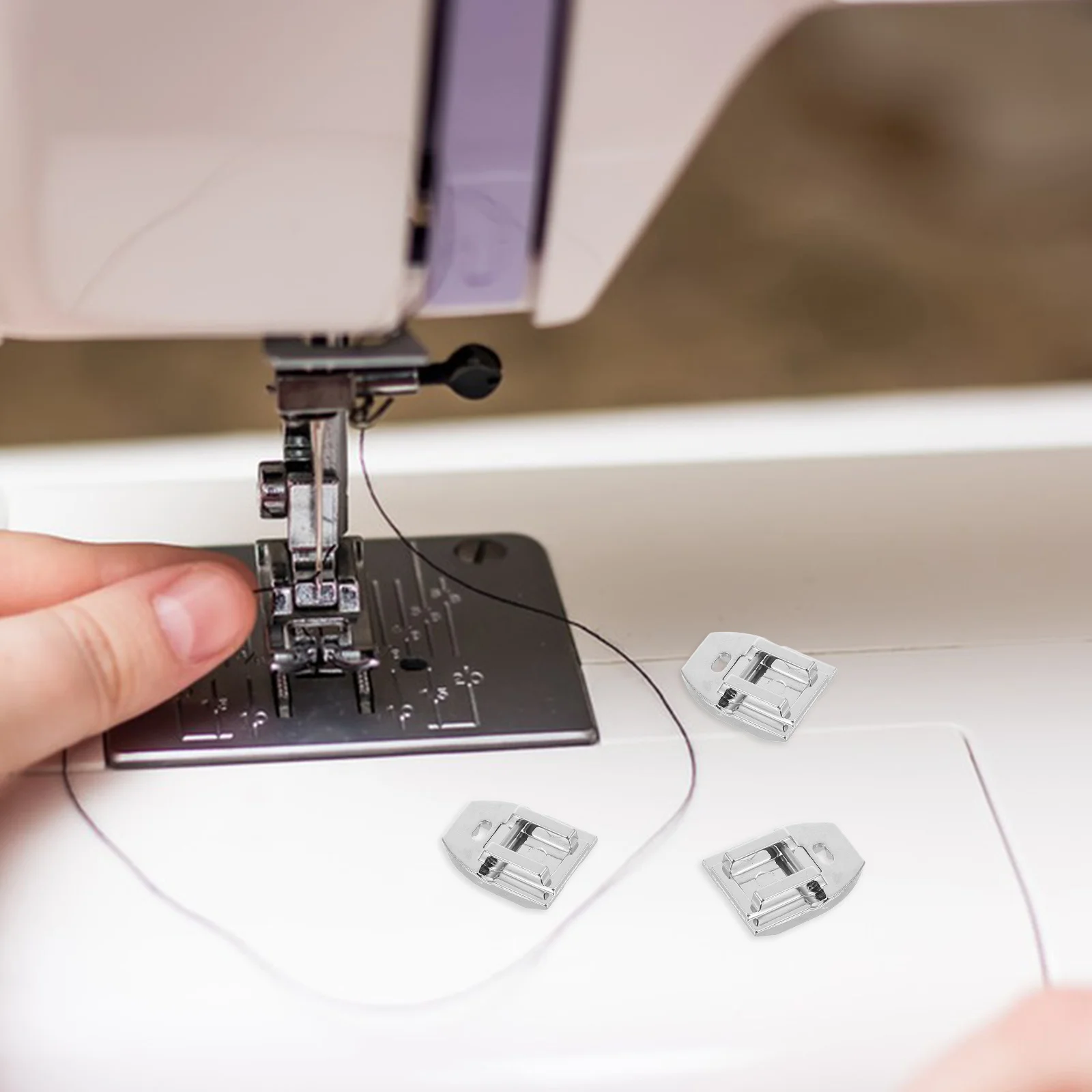 Невидимая лапка для застежки-молнии для швейной машины - Фотография_2
