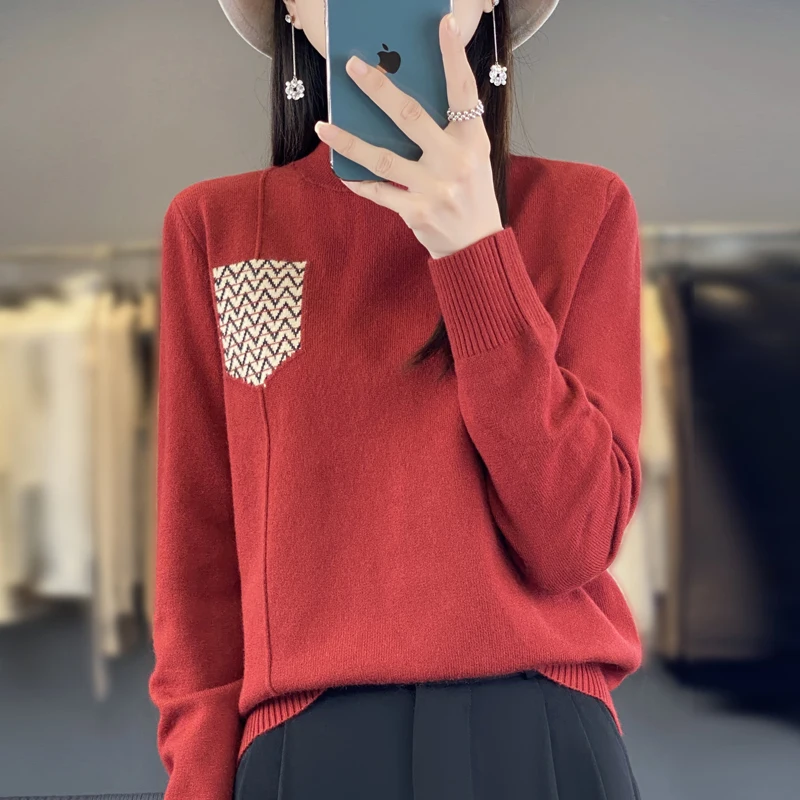 Женский кашемировый свитер 2024 - Фотография_5