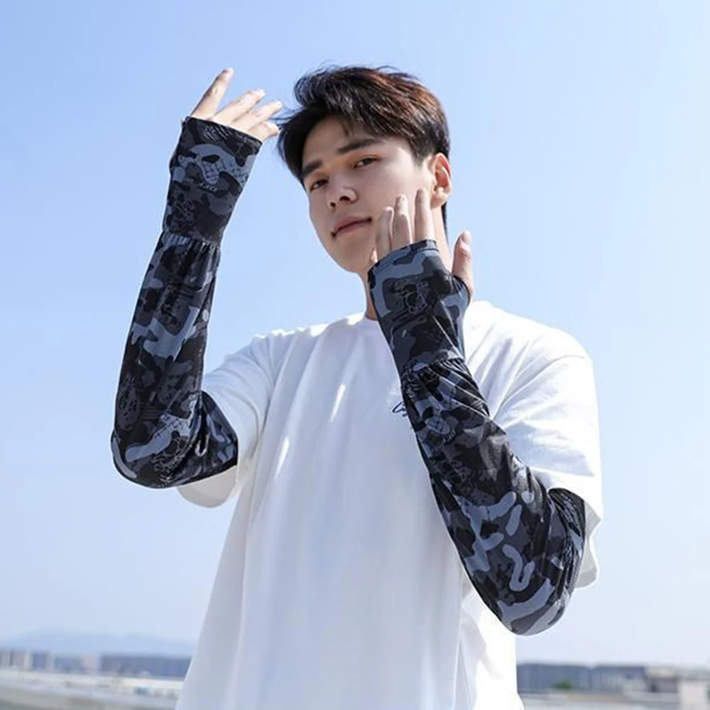 Рукава мужские с камуфляжным принтом - Фотография_5