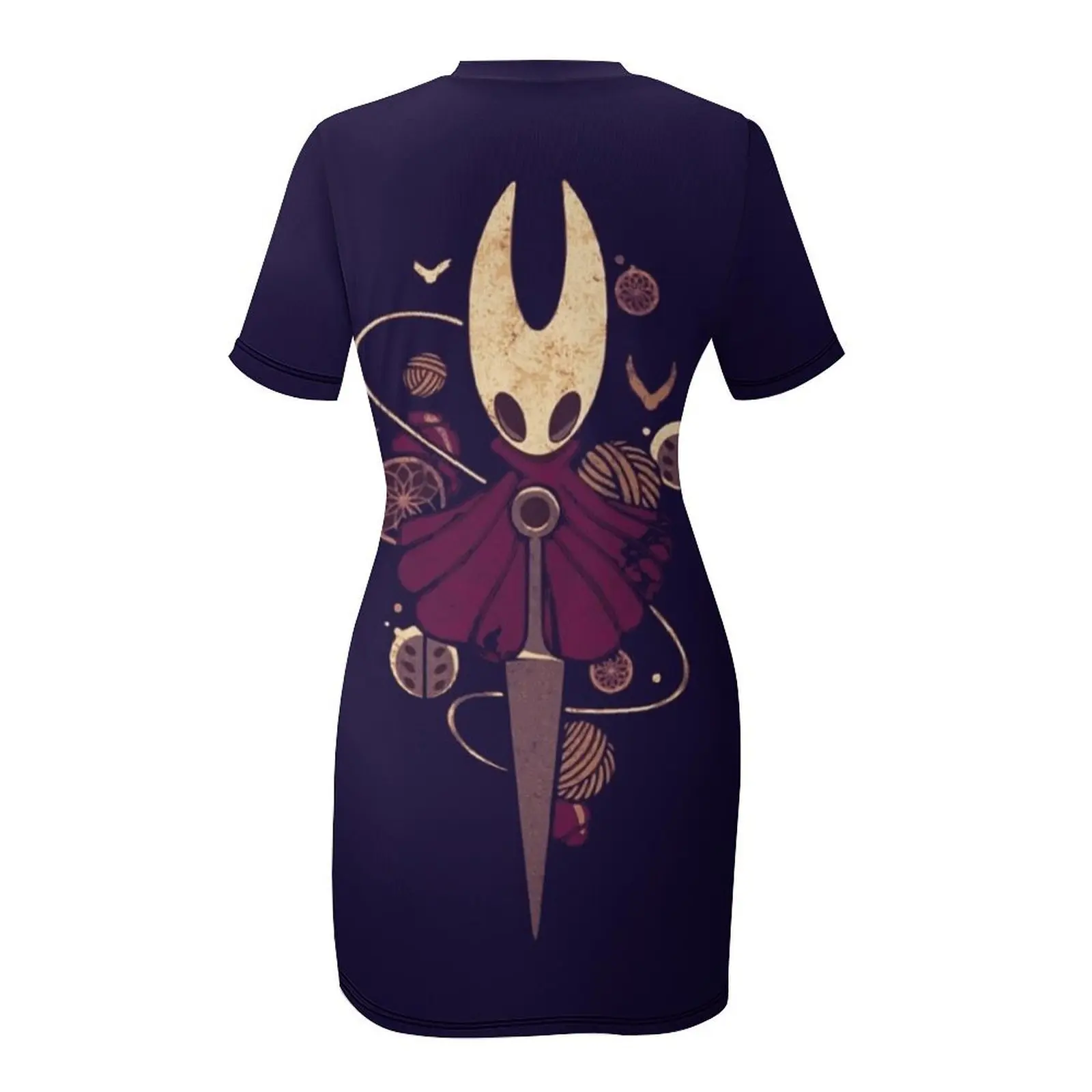 Silksong hollow knight hornet bug платье с короткими рукавами для видеоигр - Фотография_5