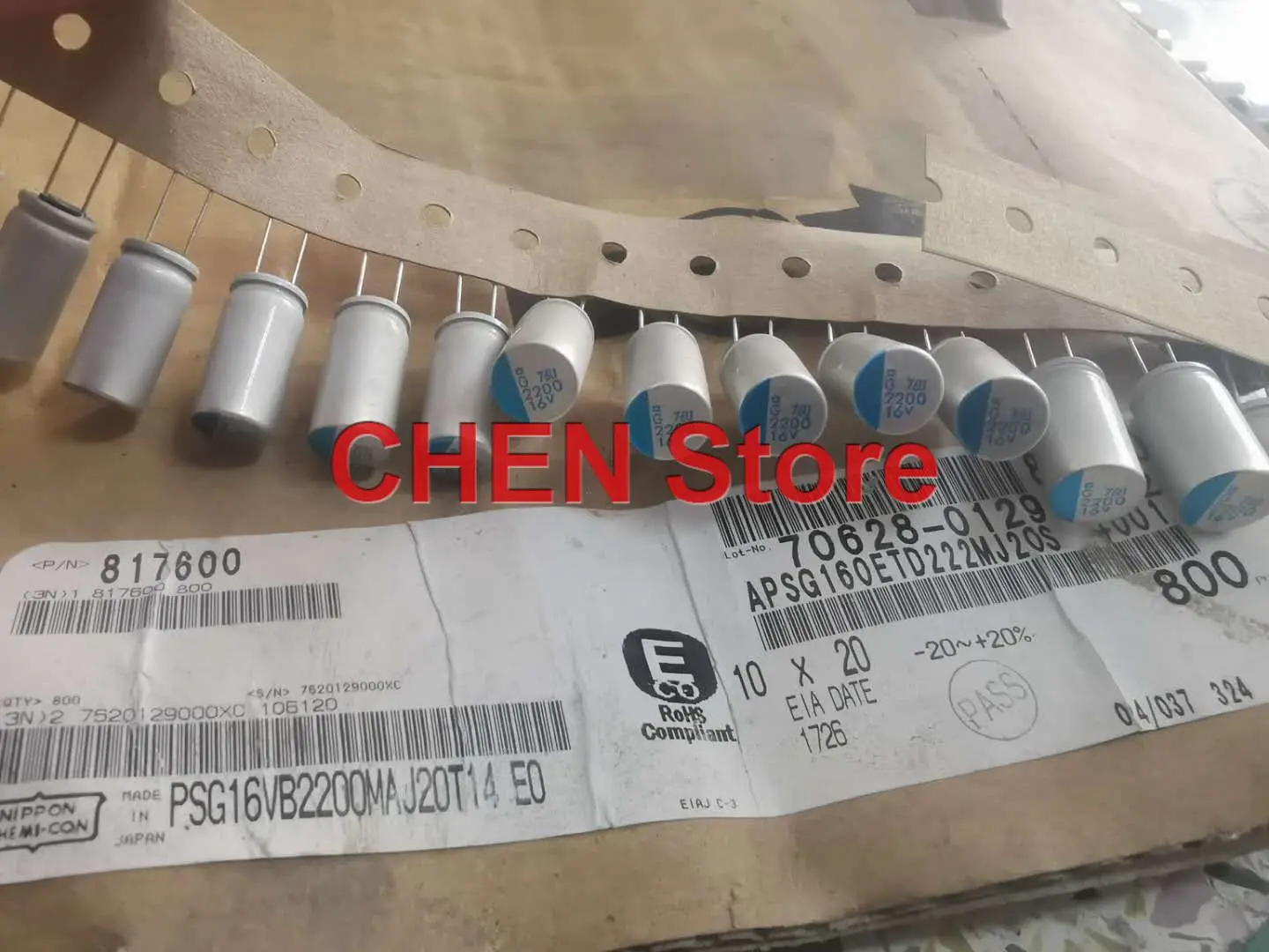 Nippon psg 16v2200uf 10x20mm материнская