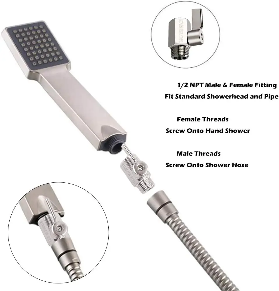 Шаровой клапан из нержавеющей стали 304 с ручкой из нержавеющей стали - Фотография_4