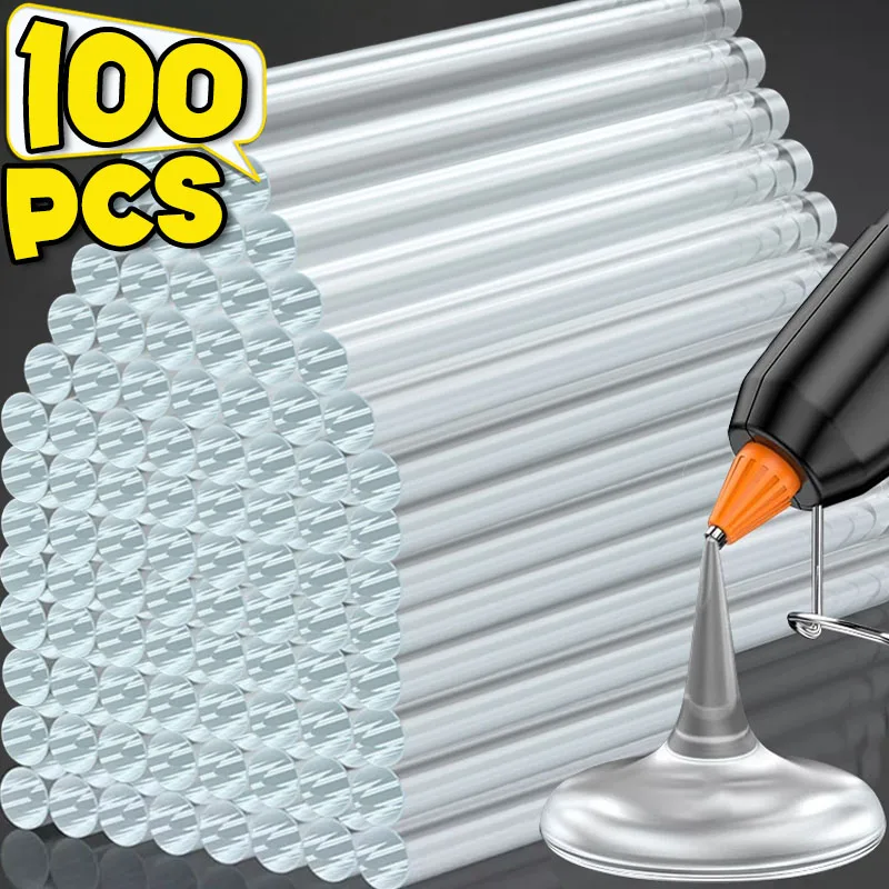 Transparent hot melt glue stick