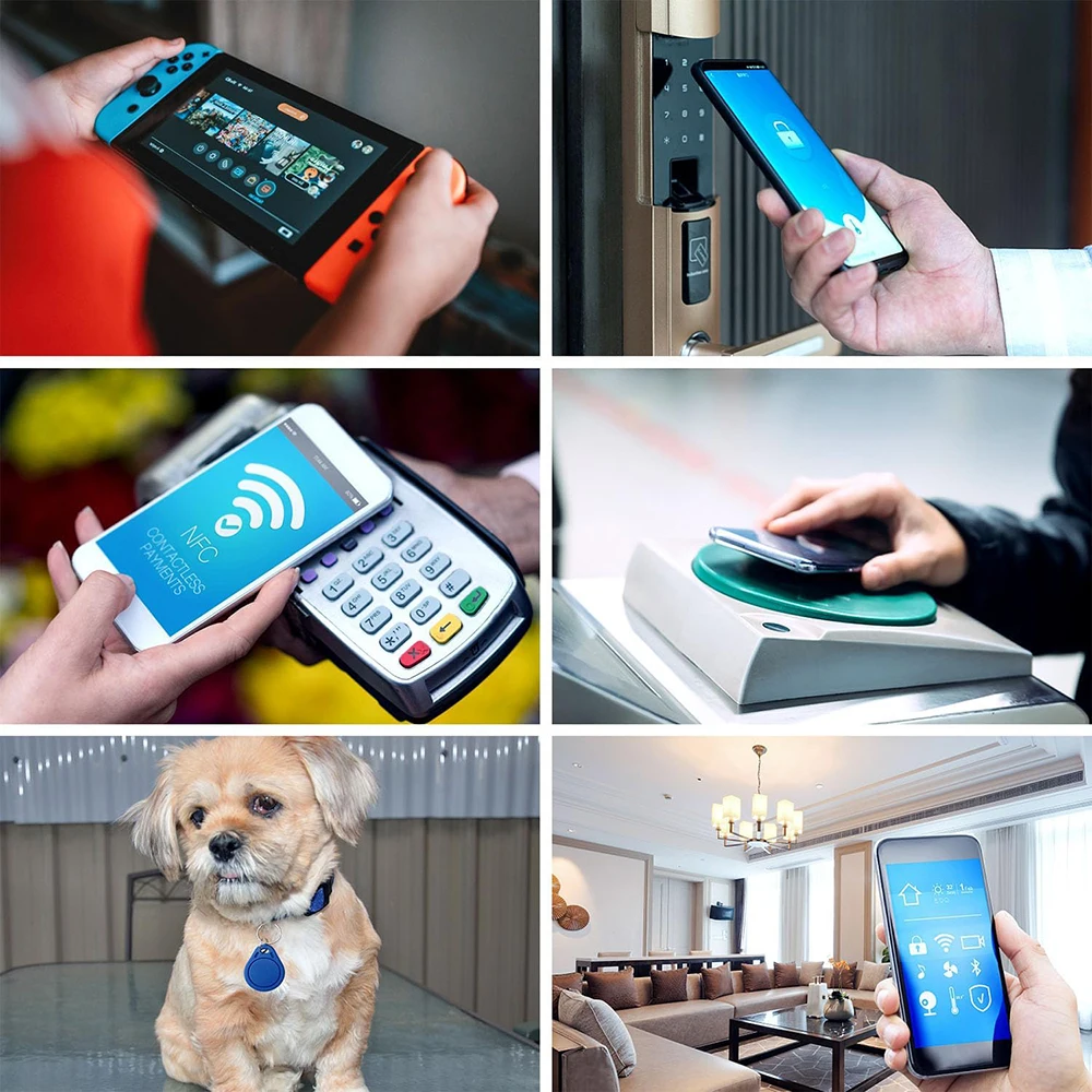 Nfc-тег ntag215, черный брелок, - Фотография_4