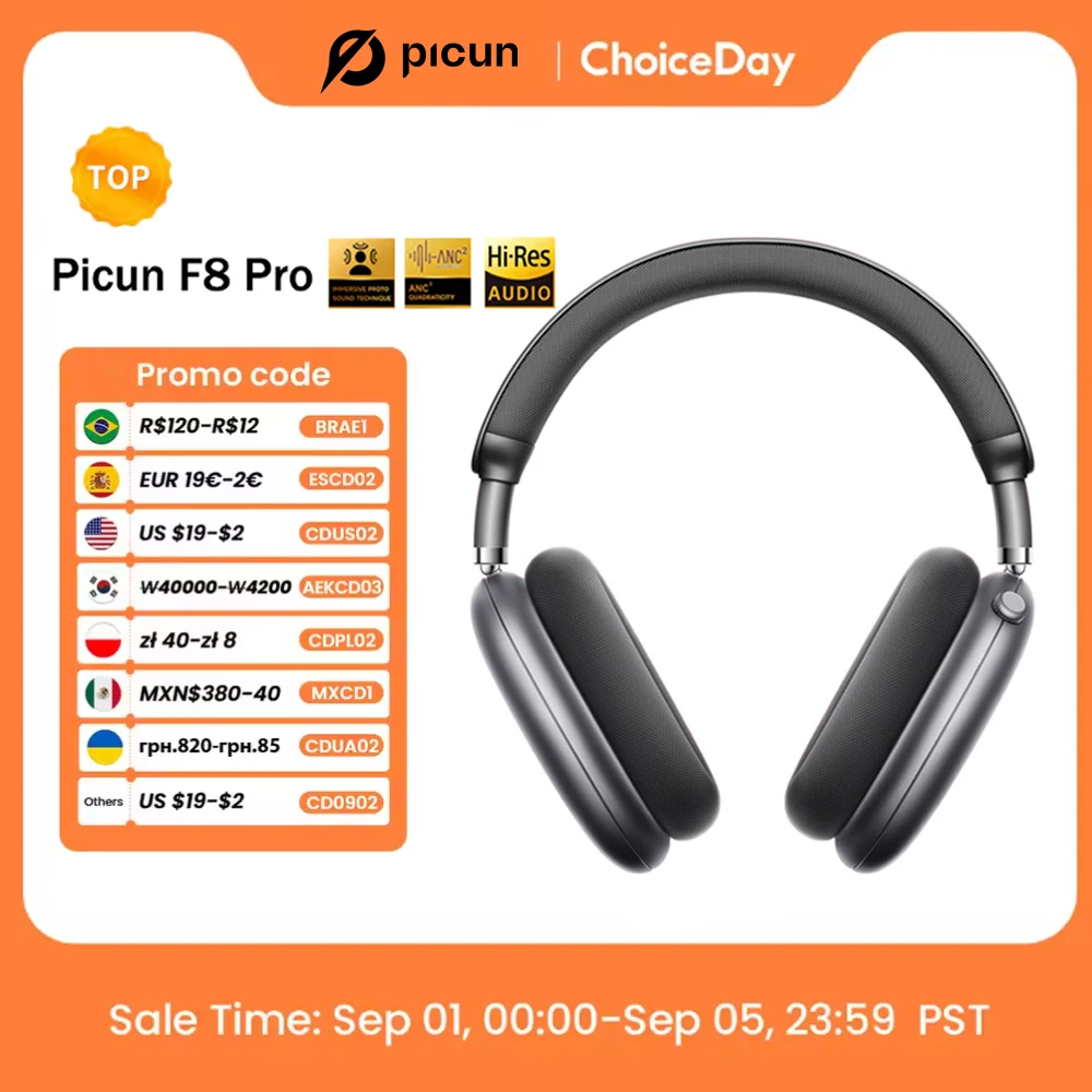 Picun f8 pro anc беспроводные наушники