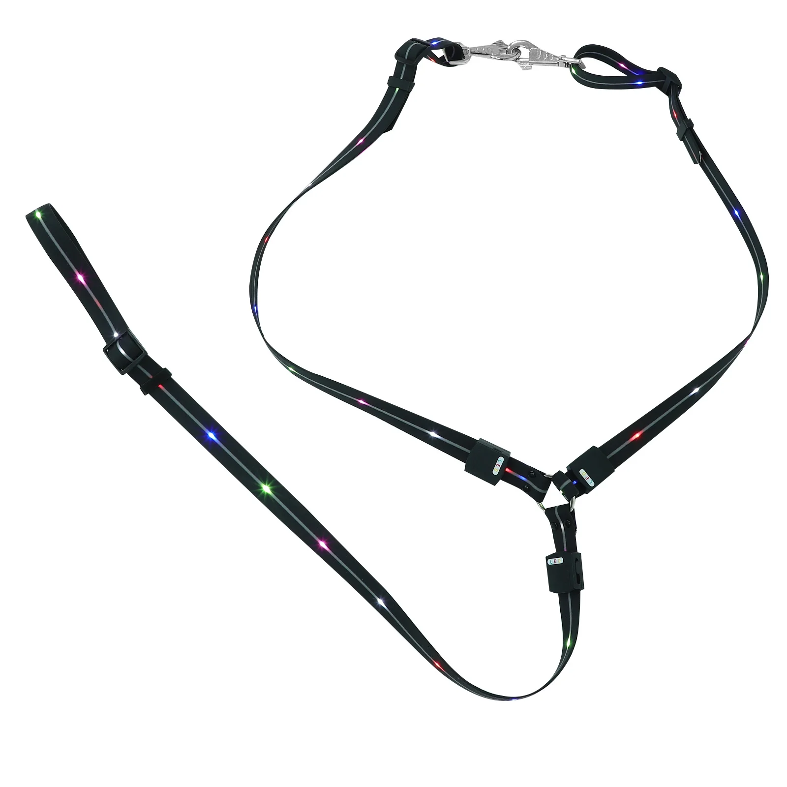 Светящаяся нагрудник для лошади со светодиодной подсветкой - Фотография_3