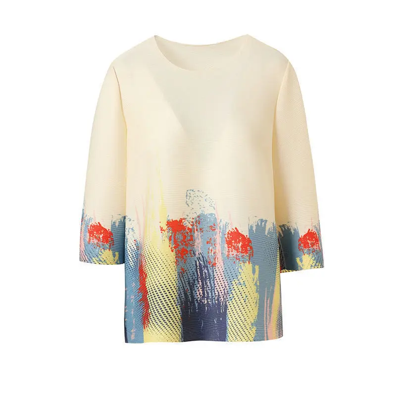 Женская блузка с круглым вырезом - Фотография_5