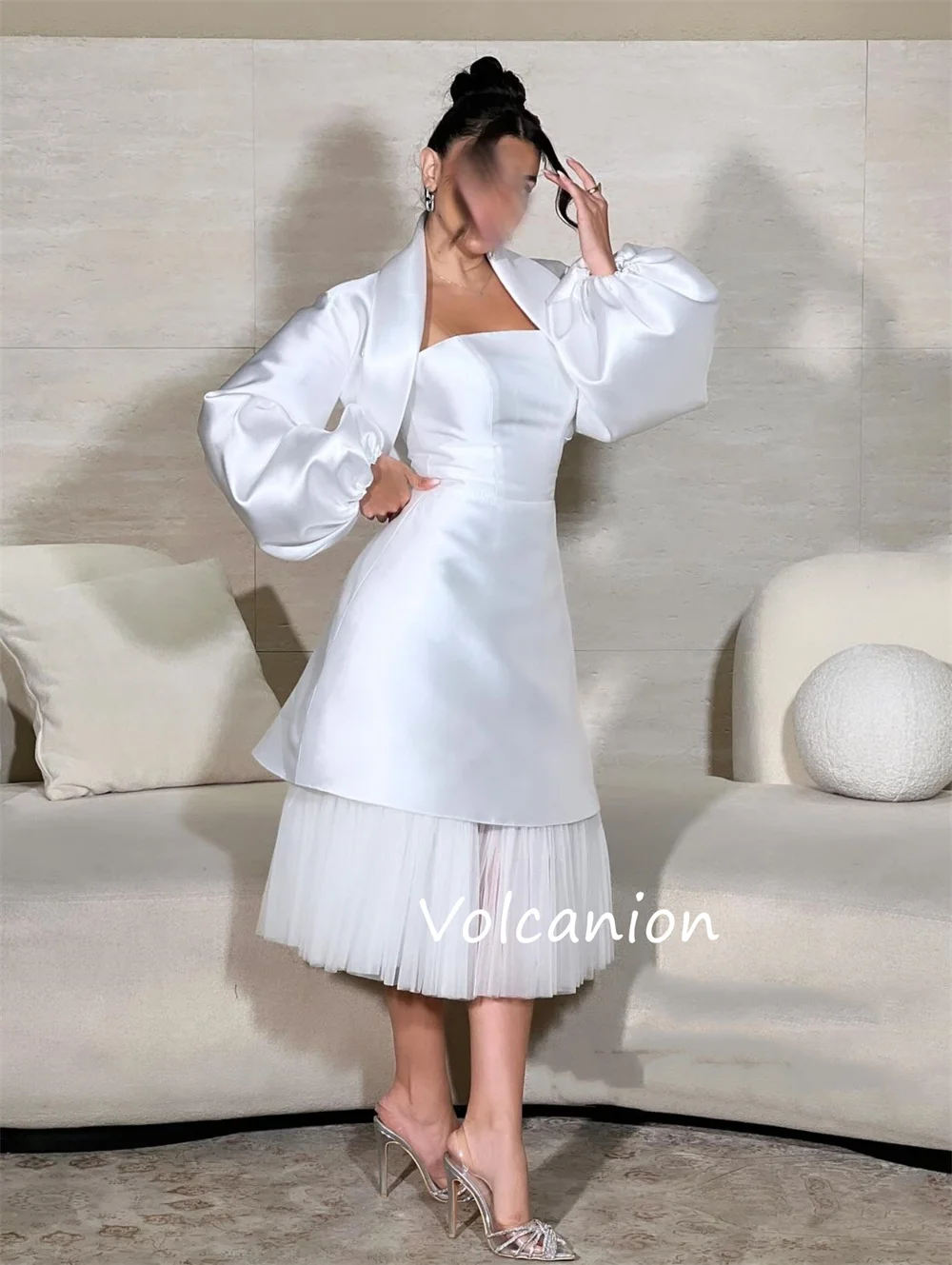 Изысканные платья миди трапециевидной - Фотография_4