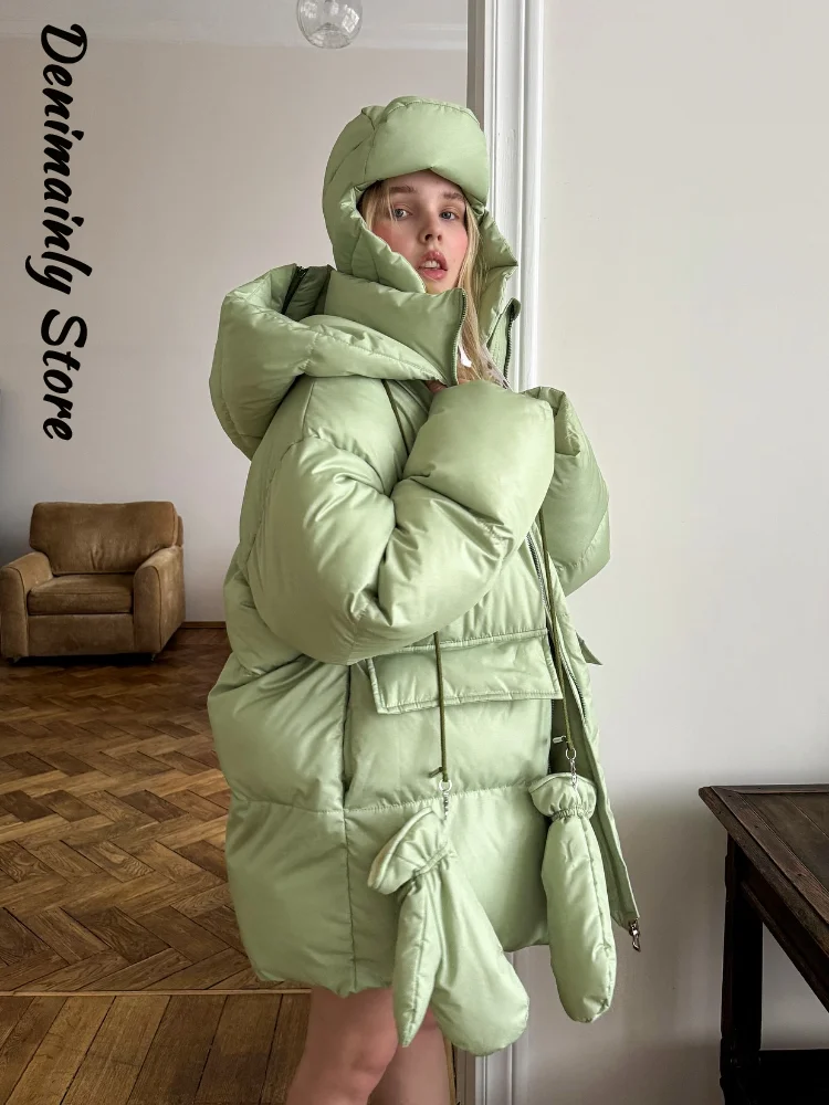 Модная хлопковая куртка на молнии с капюшоном и принтом - Фотография_2