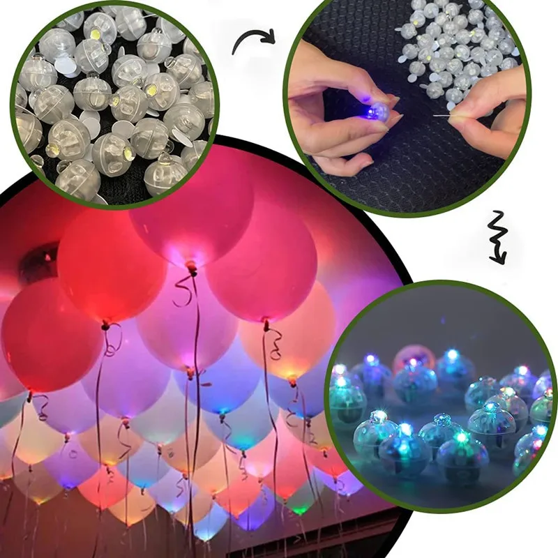 Led balloon light mini round ball - Фотография_3