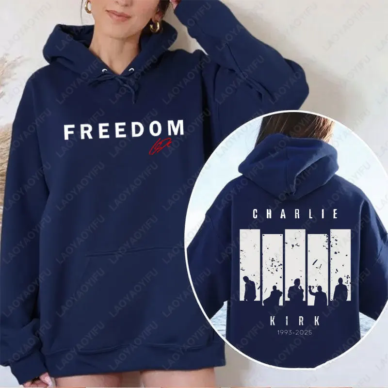 Charlie kirk long sleeve hoodie - Фотография_4