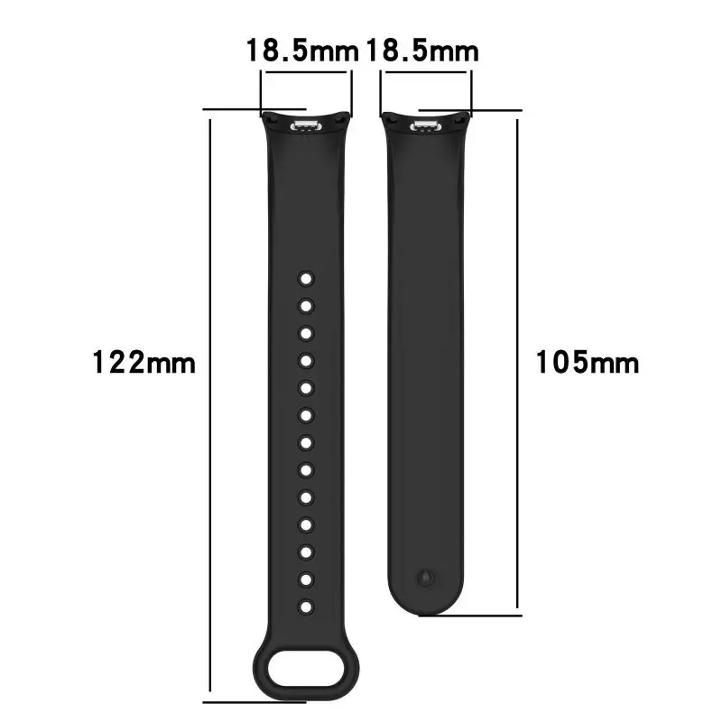 Силиконовый ремешок для xiaomi mi band 9 8 - Фотография_5