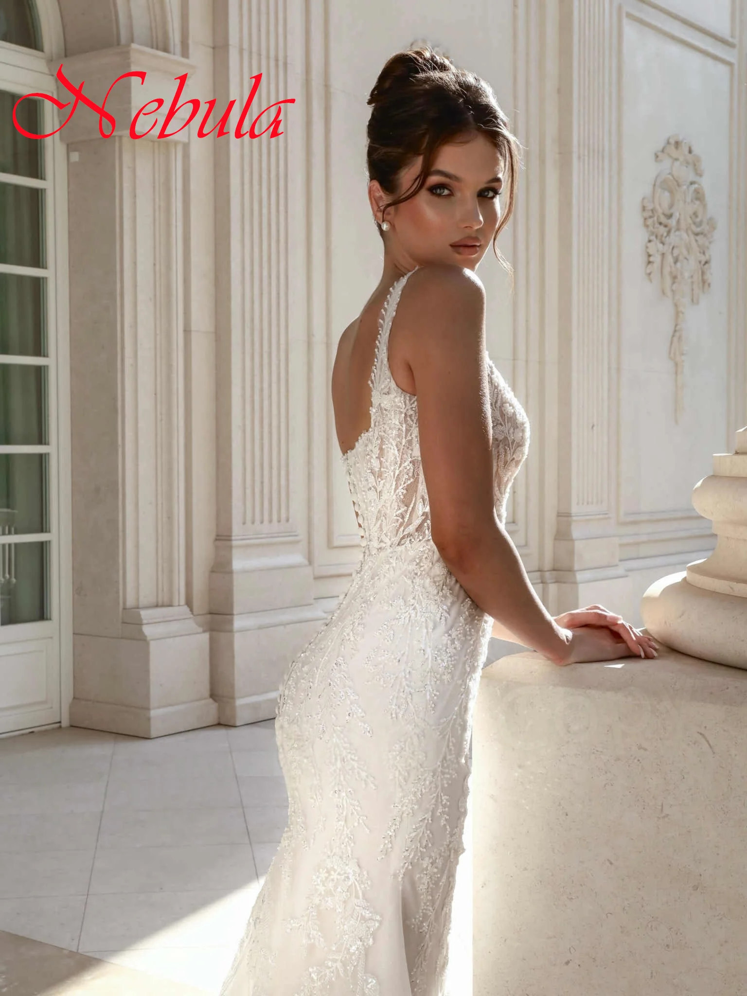 Белое кружевное свадебное платье - Фотография_3