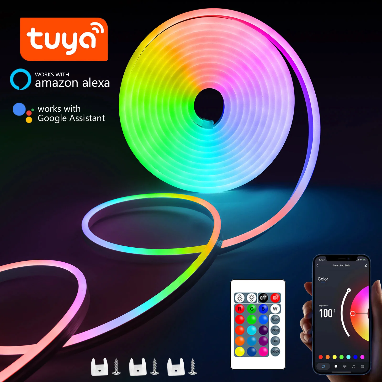 Rgb неоновая светодиодная лента