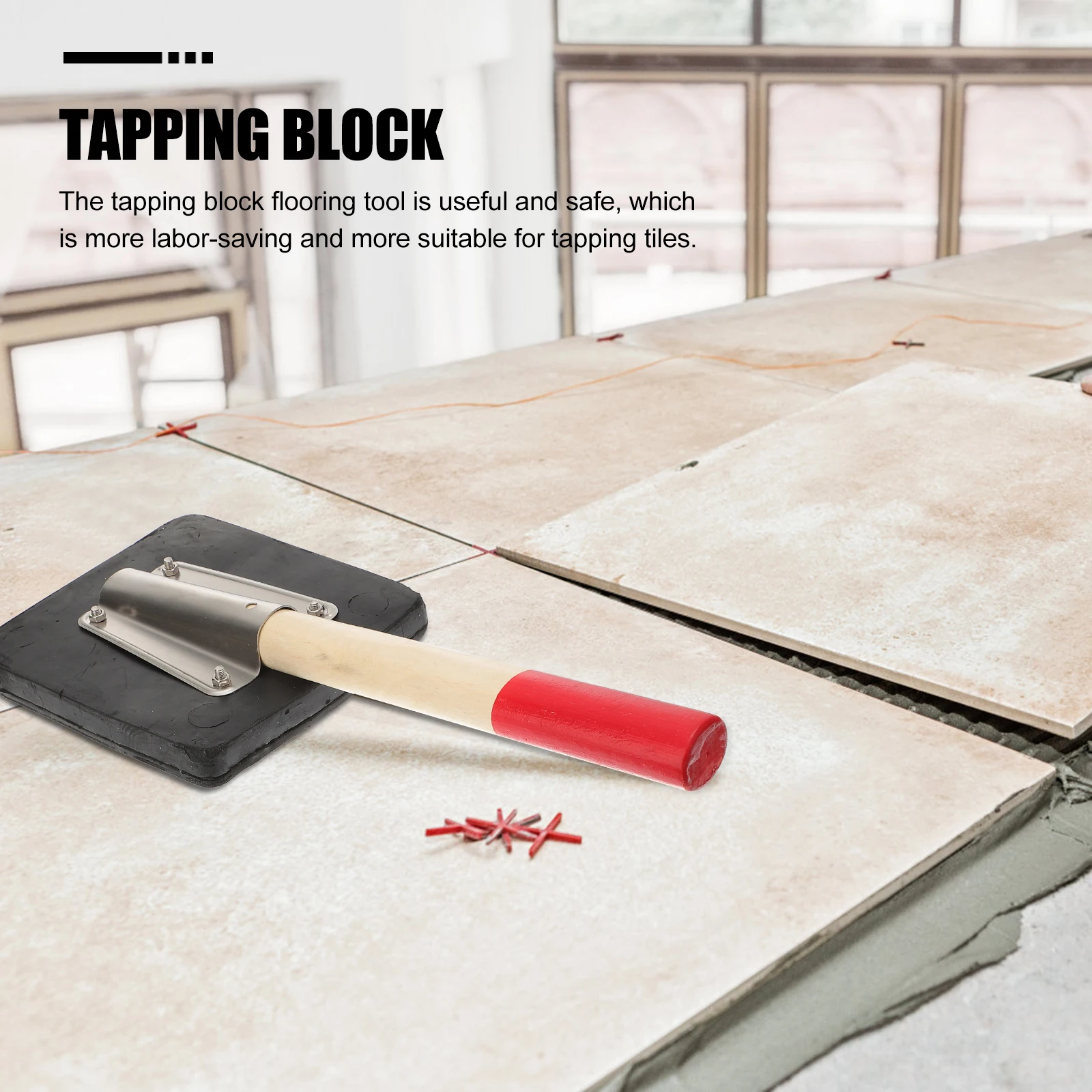 Резиновый блок для нарезания резьбы