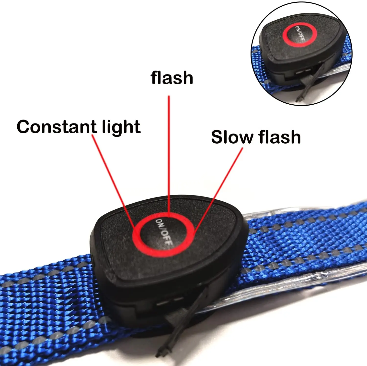 Usb перезаряжаемый нагрудник для лошади - Фотография_6