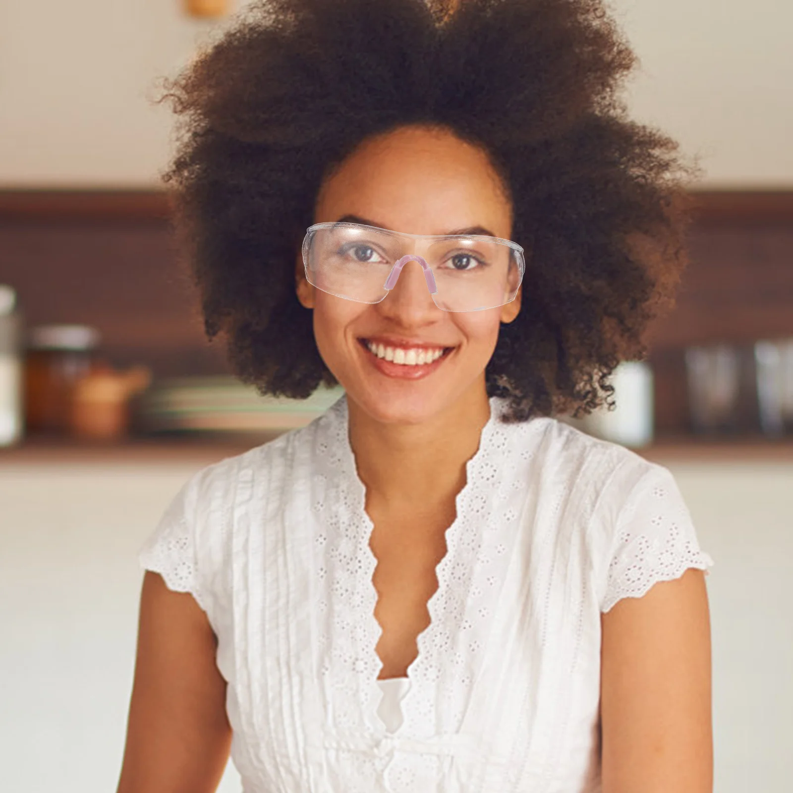 Прозрачные ветрозащитные защитные очки для мужчин и женщин - Фотография_3