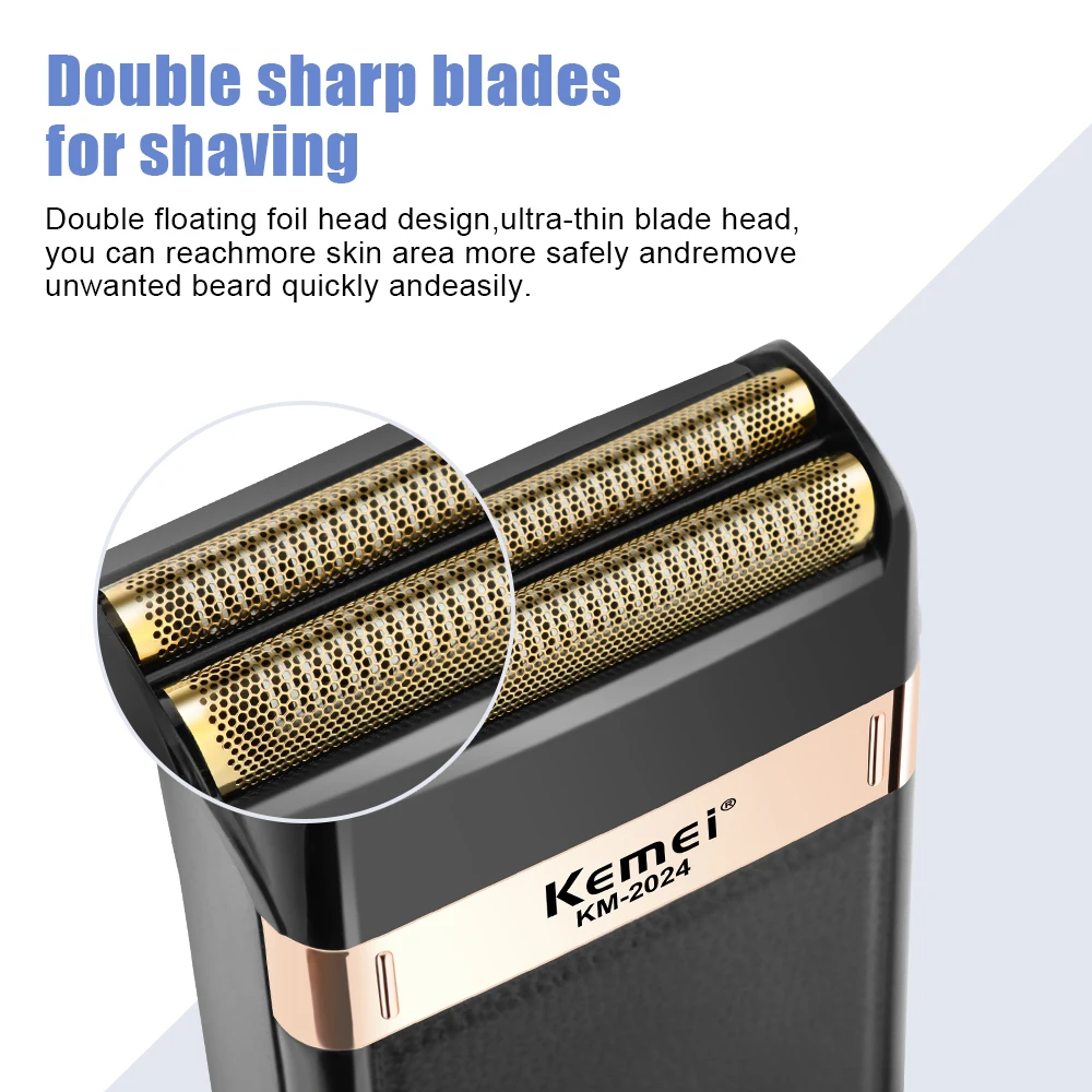 Kemei retro oil hair gradient shaver comme 2024 - Фотография_2