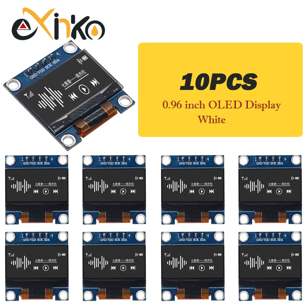 0,96-дюймовый модуль oled-дисплея i2c iic spi serial 128x64 жк-дисплей 3 - Фотография_2