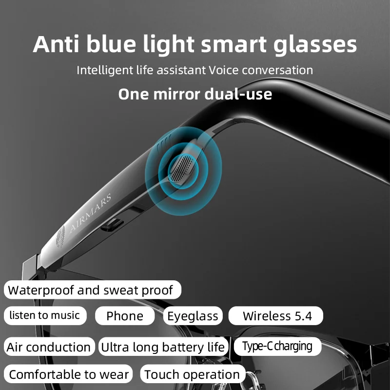 Умные солнцезащитные очки airmars sg18 pro - Фотография_3