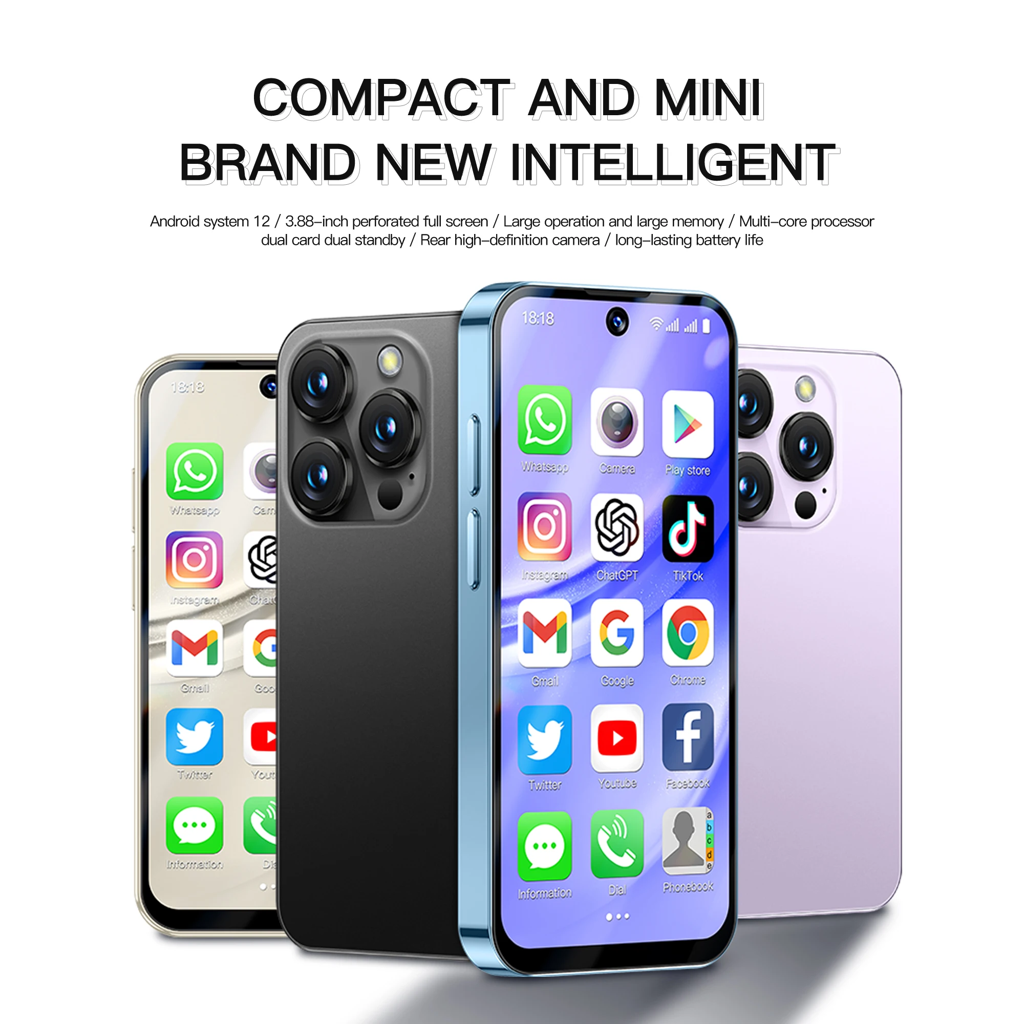 Servo 19pro 4g lte супер мини-смартфон