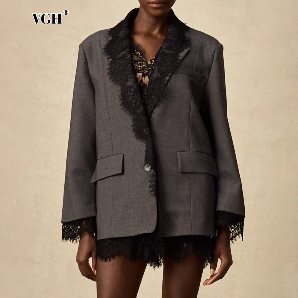 Vgh шикарные однотонные блейзеры