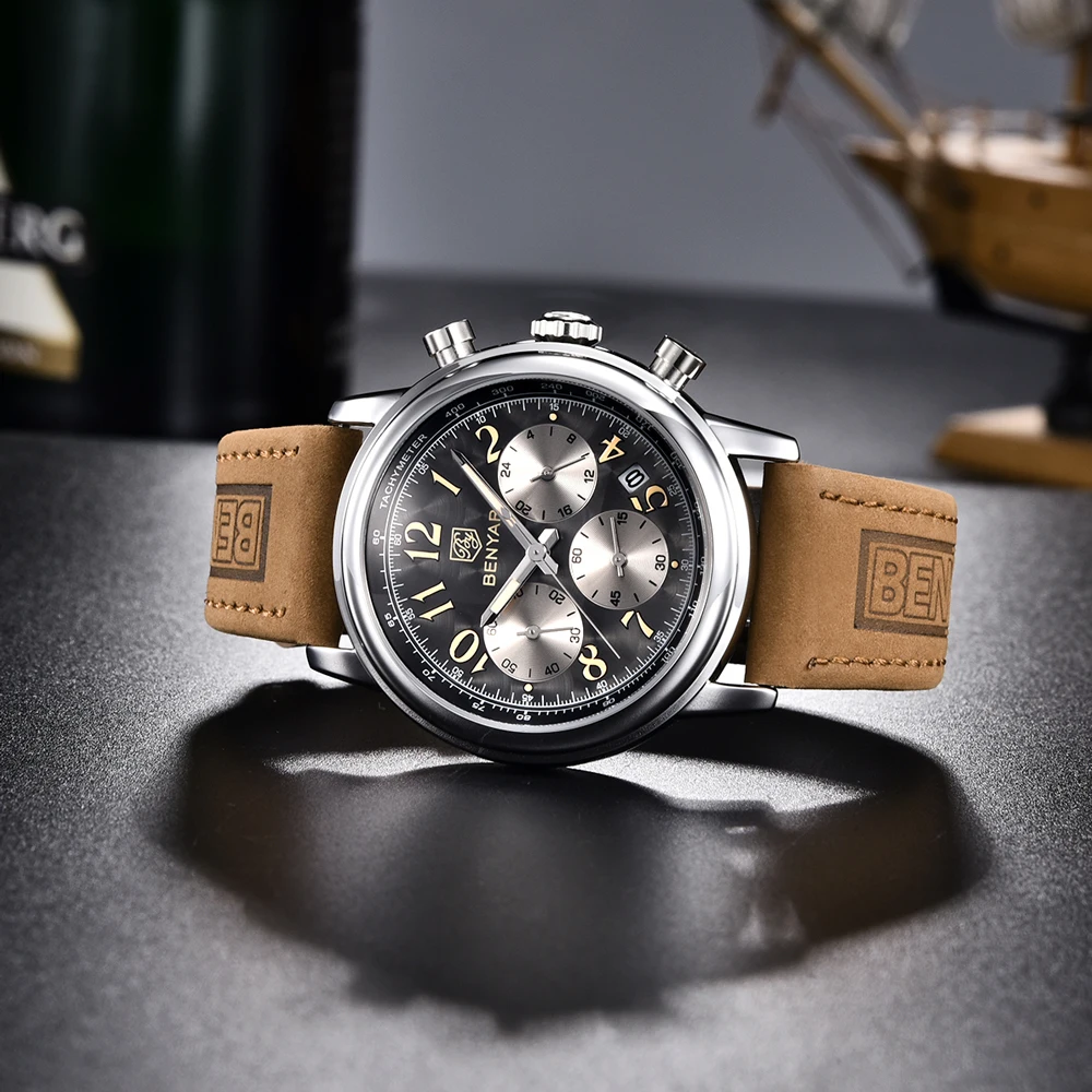 Часы наручные benyar мужские кварцевые - Фотография_3
