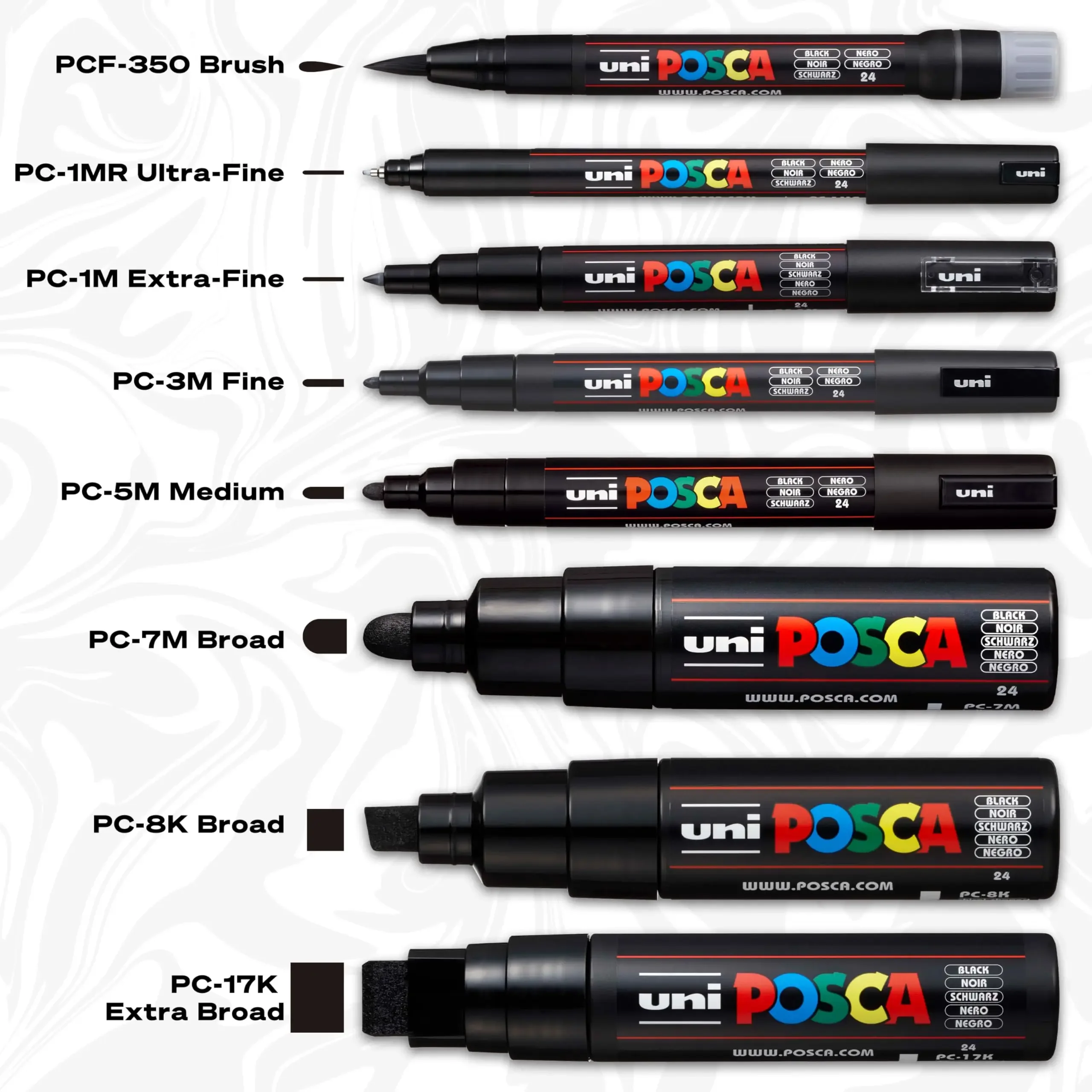 Uni posca pc-17k маркер ручка для - Фотография_6