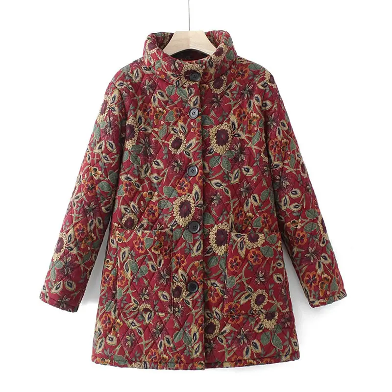 Плюшевое утепленное хлопковое пальто - Фотография_5