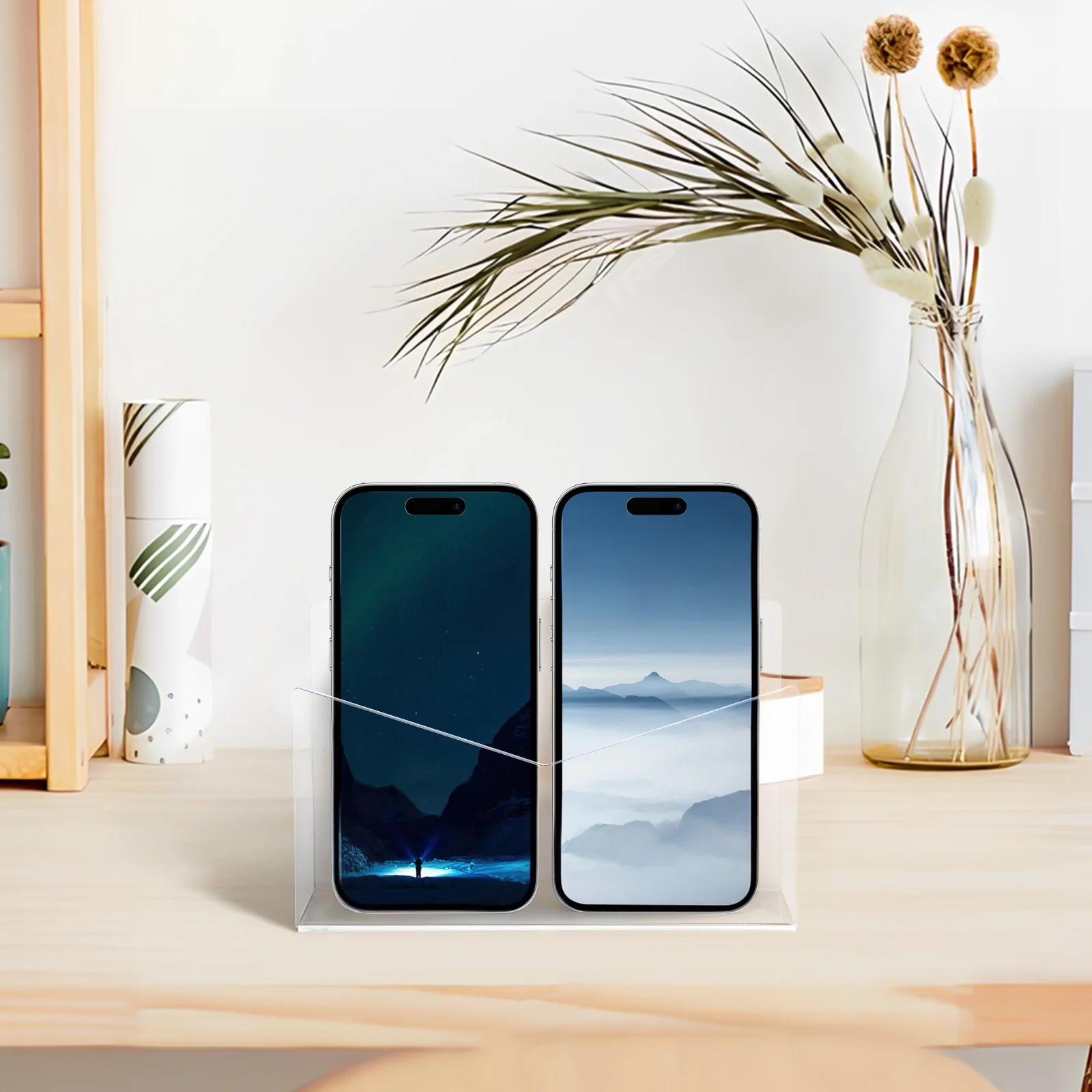 Прозрачный акриловый органайзер для почты