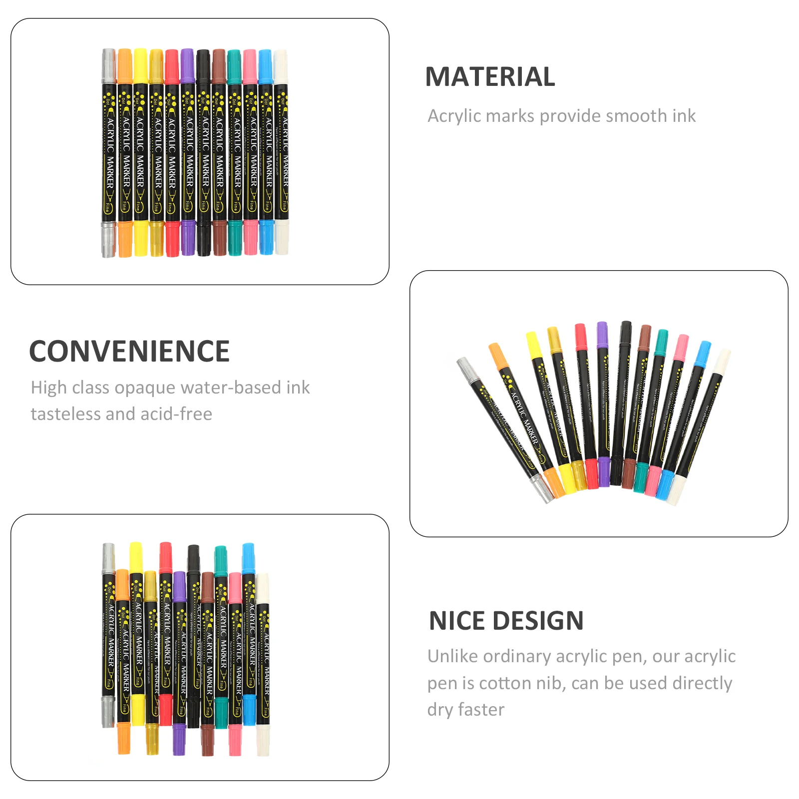 Маркеры, кисть для рисования на водной основе - Фотография_5