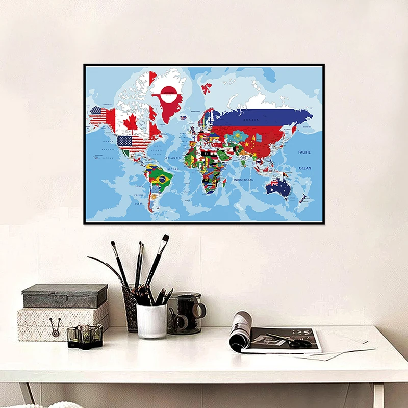 45*30 см карта мира - Фотография_5