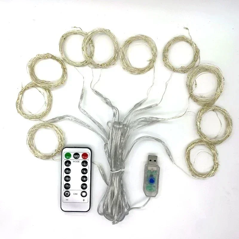 Mode curtain garland на окно usb - Фотография_6