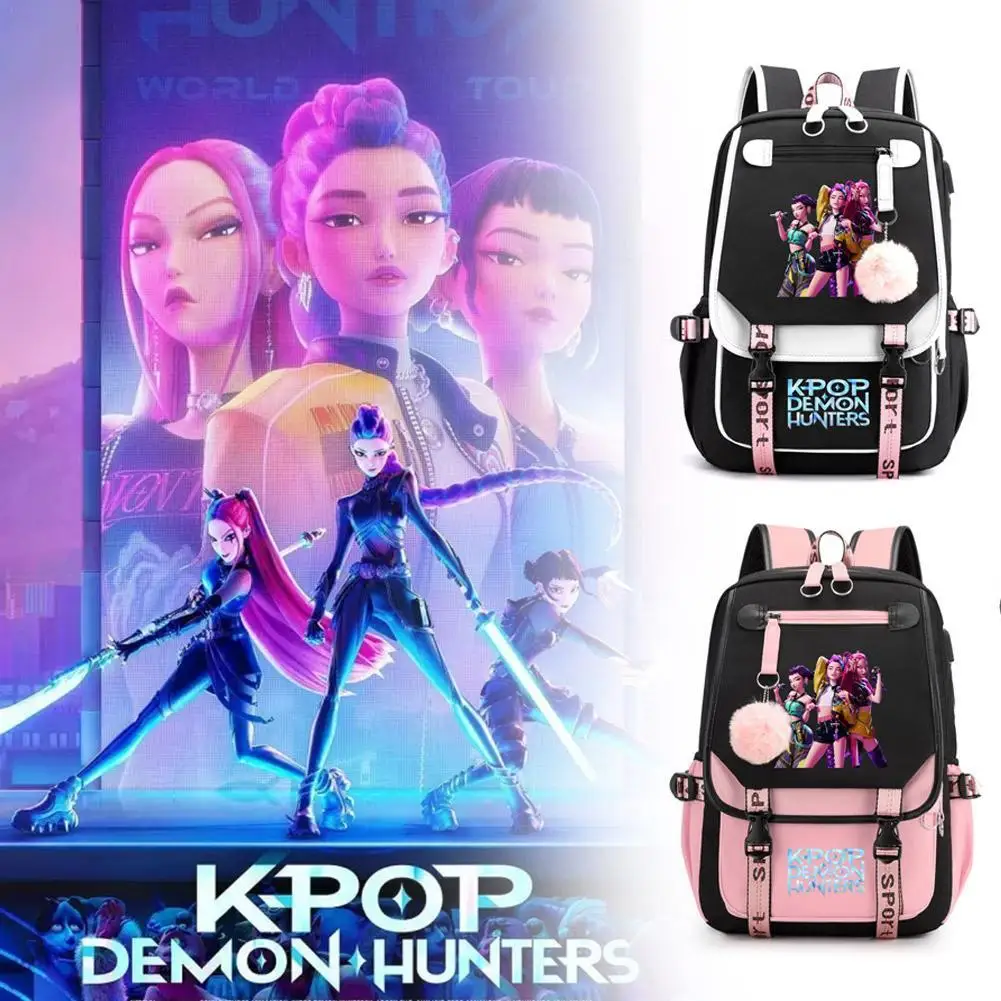 Kpop demon hunters рюкзак для подростков