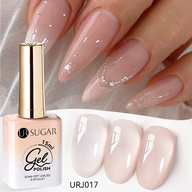 Ur sugar лак прозрачный для ногтей молочно-белый - Фотография_4