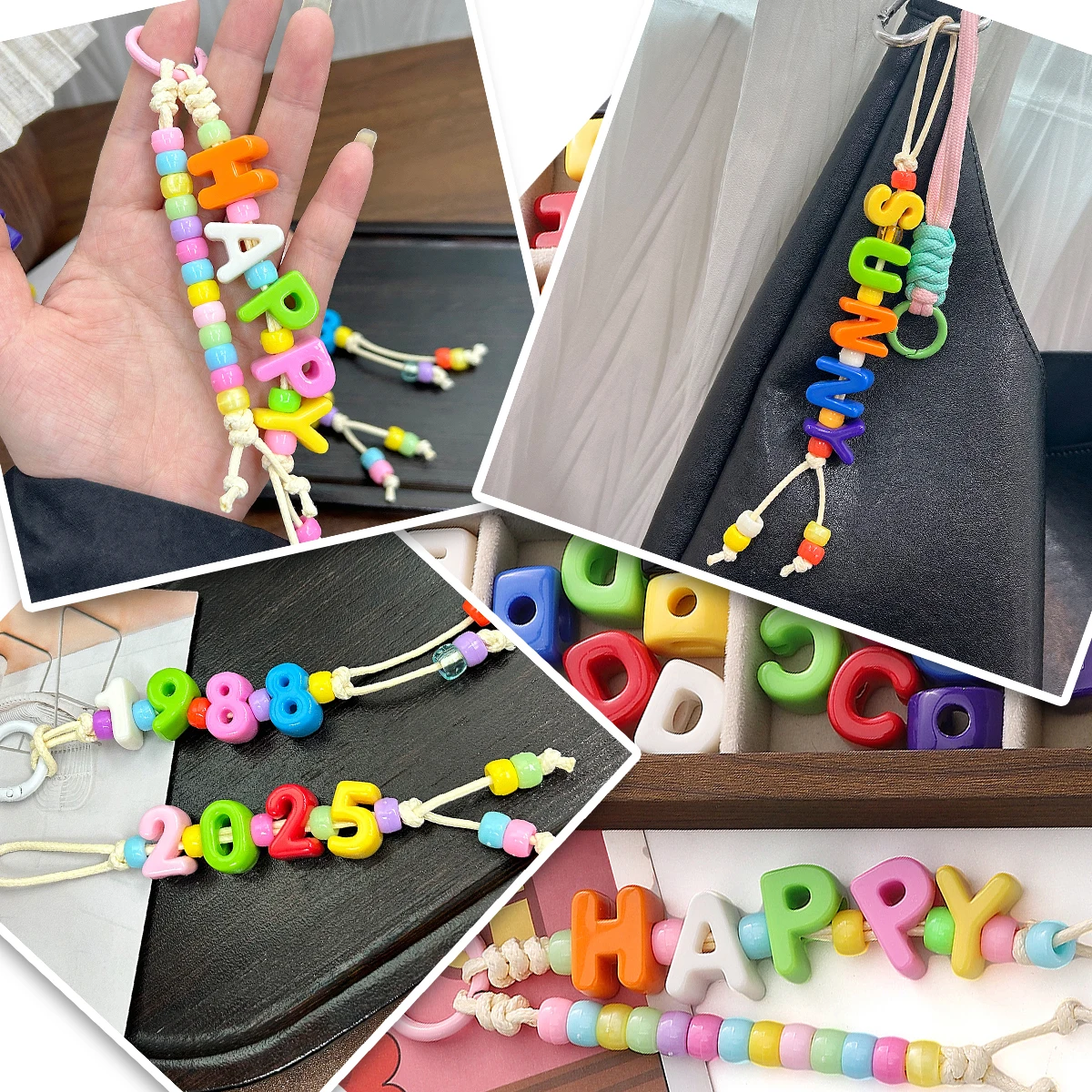 Акриловые бусины с буквами - Фотография_6