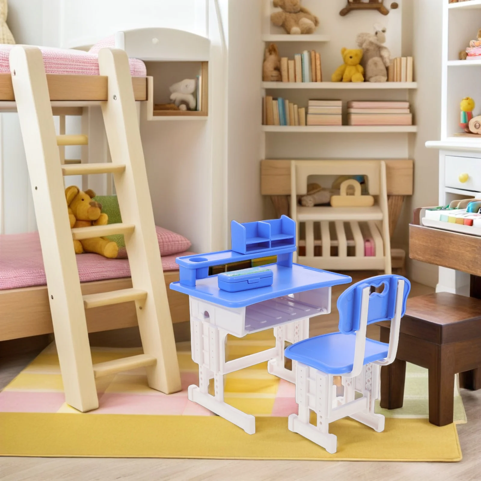 1 комплект миниатюрных школьных