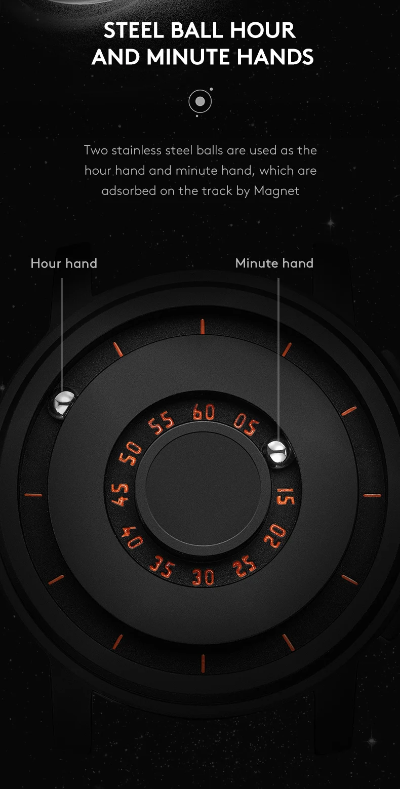 Мужские часы из сплава с магнитной левитацией - Фотография_6