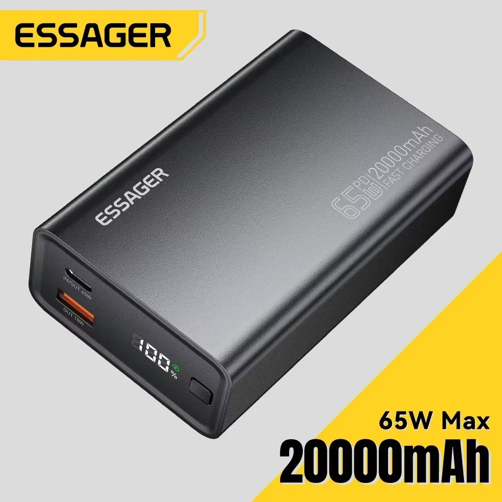 Essager power bank 20000 мач портативный