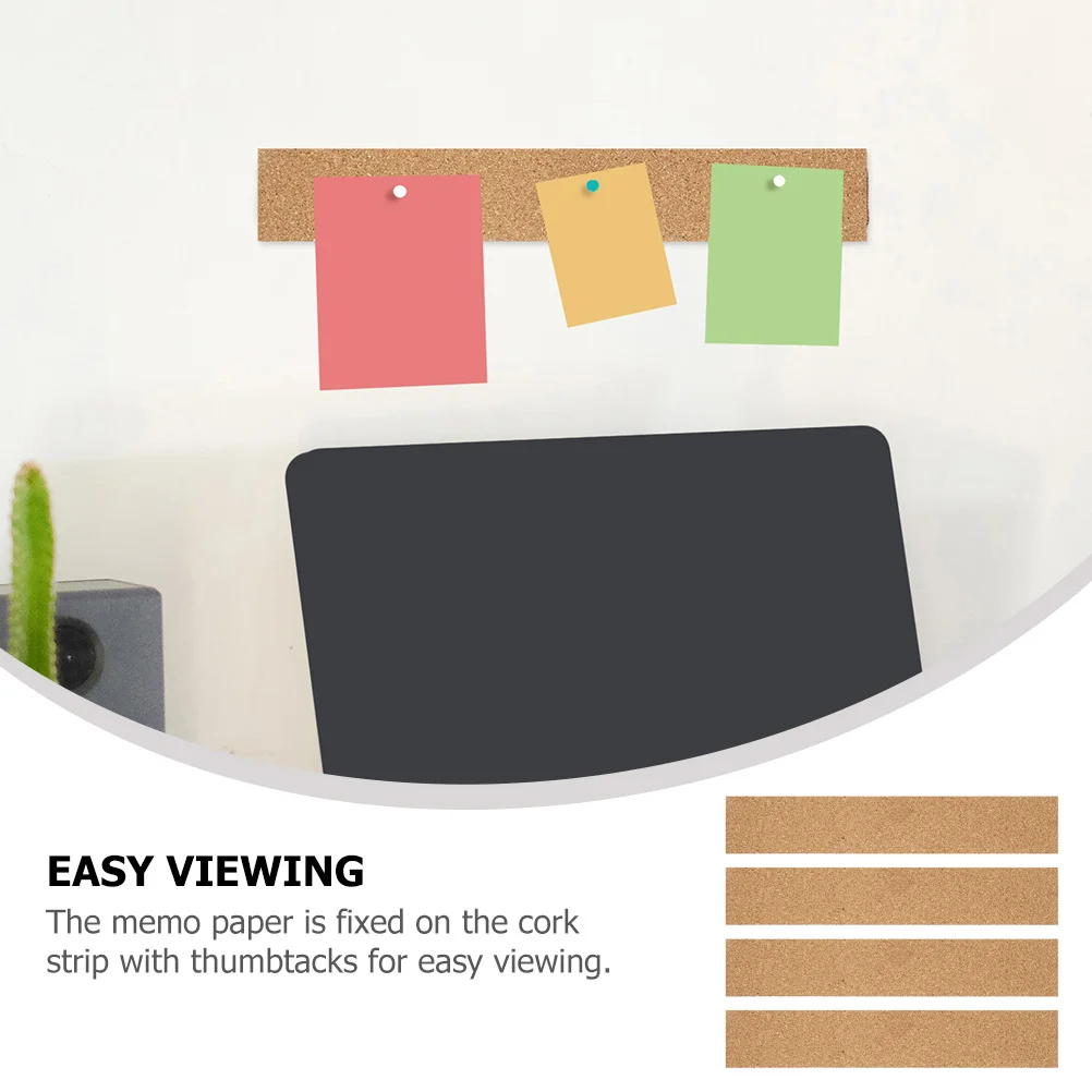 Коричневые пробковые настенные полоски - Фотография_5