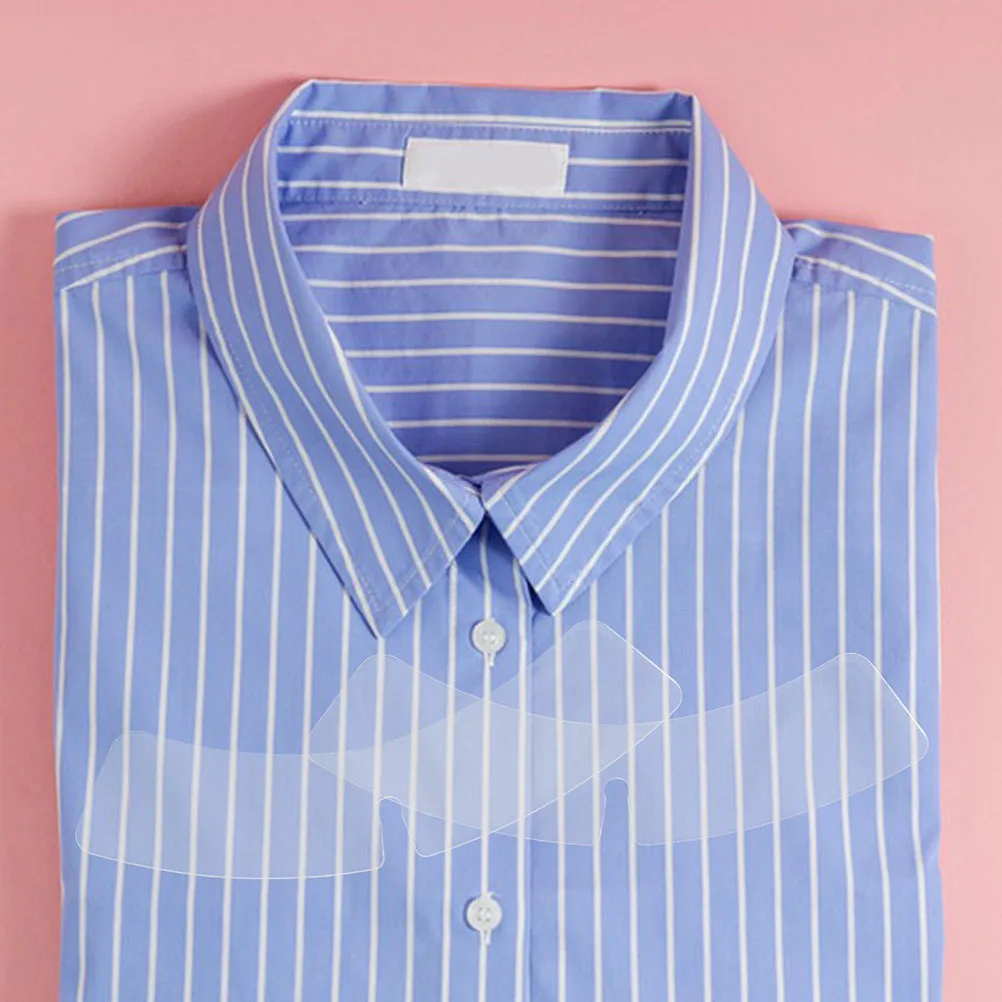 Прозрачные пластиковые вставки для воротника рубашки для мужчин - Фотография_2