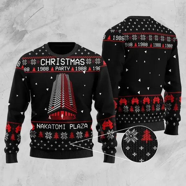 Christmas nakatomi plaza ugly sweater - Фотография_5