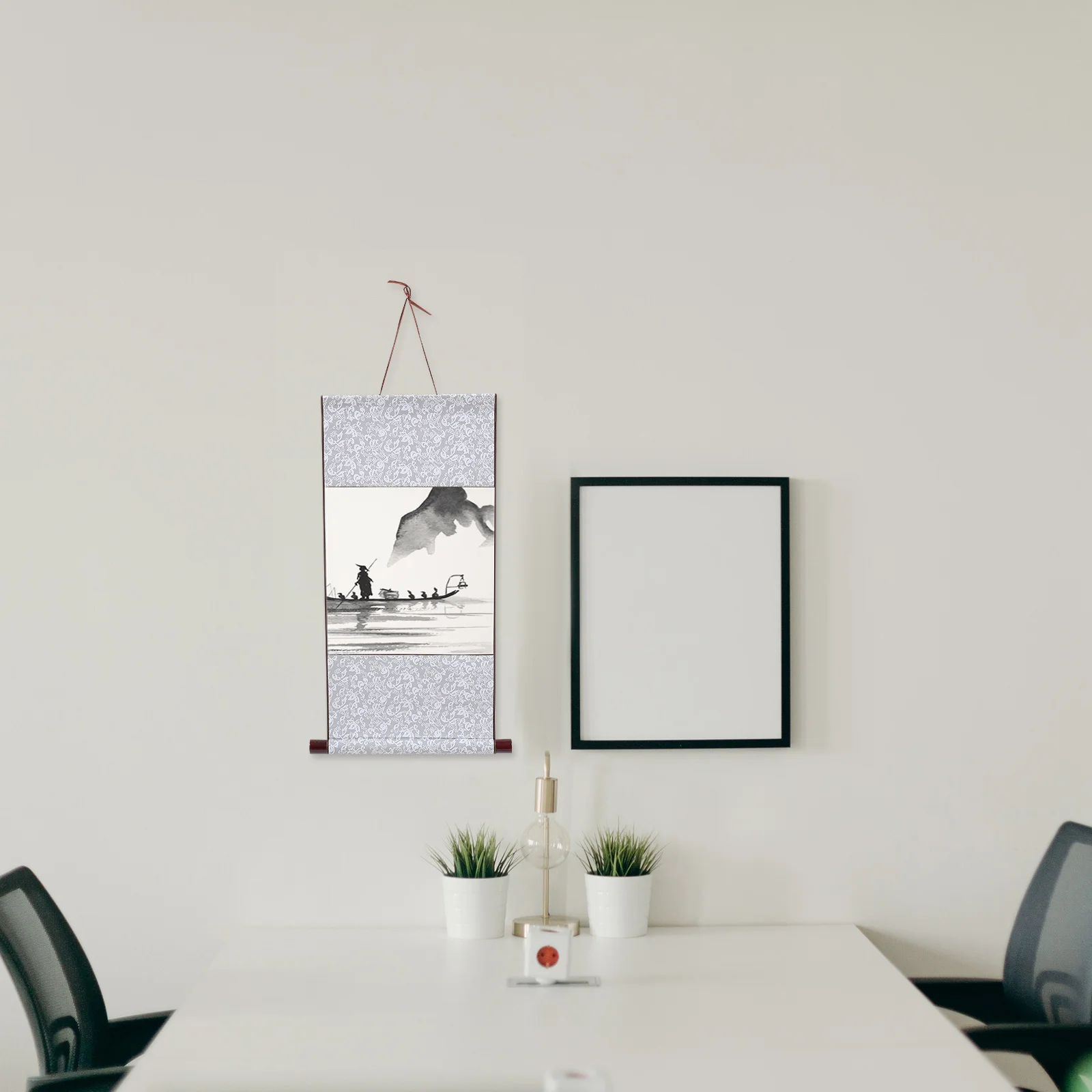 Чистый подвесной свиток для китайской каллиграфии - Фотография_5