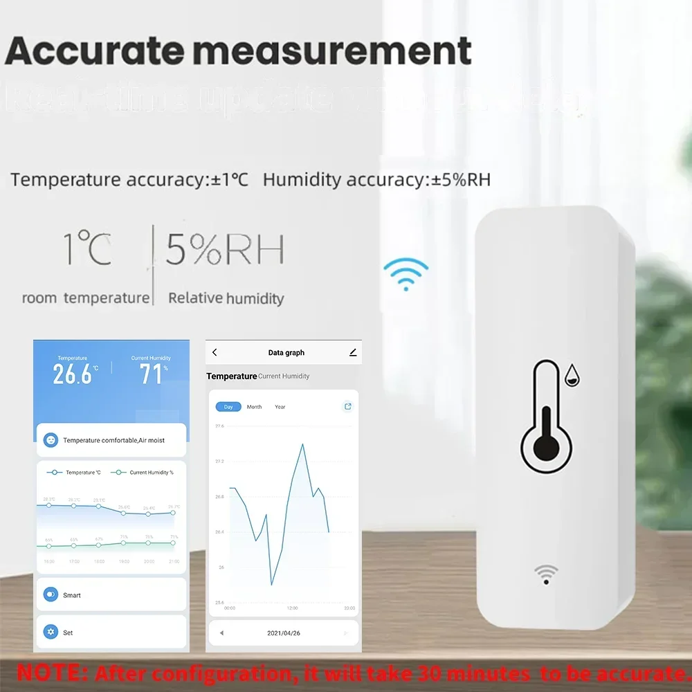 Wi-fi датчик температуры и влажности
